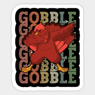 Funny ThanksGiving Turkey Sticker